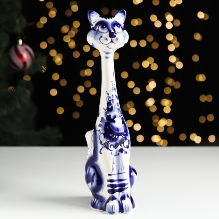Souvenir "Cat Everest", Gzhel