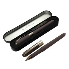 Ballic handle, 0.5 mm, Bruno visconti monaco, blue rod, gray body, in a metal case