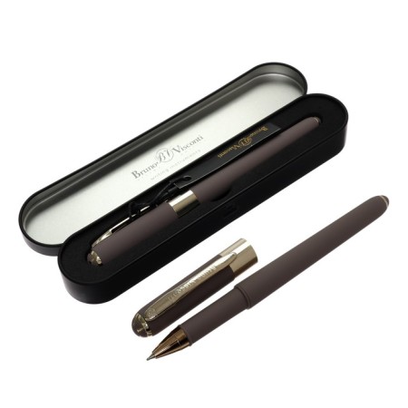 Ballic handle, 0.5 mm, Bruno visconti monaco, blue rod, gray body, in a metal case