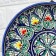 Largan Rishtan ceramics "Patterns", 25 cm, Blue Mix