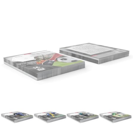 Notebook of 18 sheets in the Erichkrause Dribbling line, covered Cardboard, OFSET block, mix-9