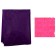 Children's raincoat with reflective stickers, height 120-160cm, purple