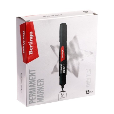 Markker permanent 2.0 mm Berlingo black-3