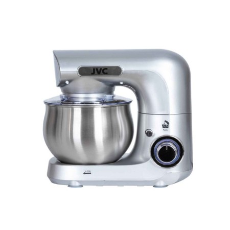 Mixer JVC JK-MX402, Planetarny, 1300W, 6 speeds, 3 nozzles, 4 l, silver color-2