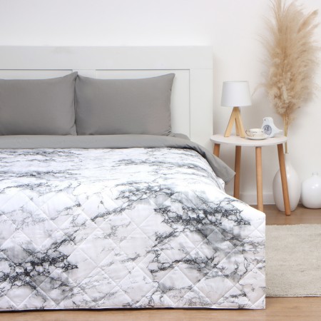 Lovelife cover Euro White Marble, 200*210 ± 5cm, microfiber, 100% p/e