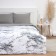 Lovelife cover Euro White Marble, 200*210 ± 5cm, microfiber, 100% p/e