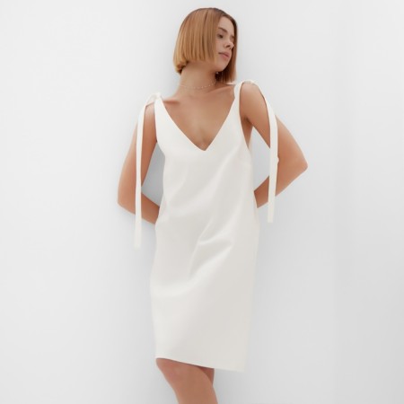 Women's dress Minaku: Jeans Collection Milk color, river 44