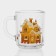 New Year's glass tea gingerbread mug, 200 ml