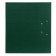A4, 75 mm, Lamark, PVC, double-sided coating, metal edging, pocket for a spine, collected, green/green