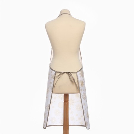 Apron shade snowflakes gold 70*80 cm, 100% p/e-5