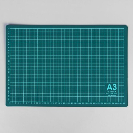 Mat for cutting, 45 × 30 cm, a3, green color, dk-003