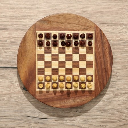 Magnetic chess 25.5x25.5x4 cm, shisham tree-4