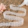 Capricon lace, 25 mm × 10 ± 1 m, white color
