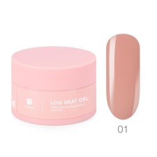 Low -temperature single -phase color gel AdricoCo Low Heat, No. 01 ginger, 50 ml