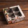 Box for sweets 4 pcs "spicy", 12.6 x 12.6 x 3.5 cm