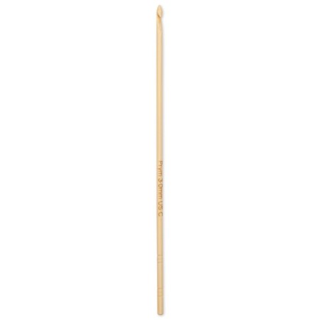 Knitting hook, bamboo, 3.0 mm/15 cm-1