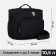 Tarmosumka with zipper, 10.5 l, black color