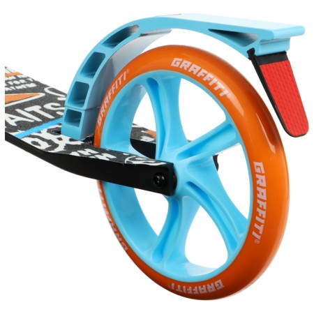 Sugan Graffiti Lux 200, Pu 200 mm wheels, front shock absorber, ABEC 11 Carbon, black color-5