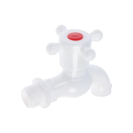 Water Cathedral Zein Z2189, with a Cross, PP, with a ball mechanism, white-2