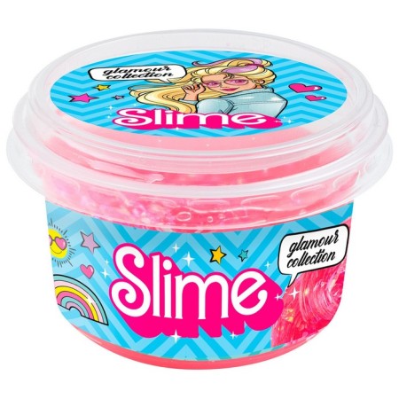 Slime Glamor Collection Clear, pink