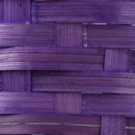 Wicker basket, d21 x 10/34 cm, purple, bamboo-4