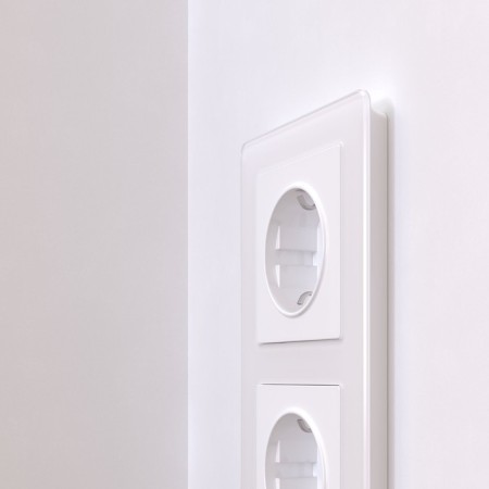 Frame W0032701, 3 Acrylic sockets, white-3