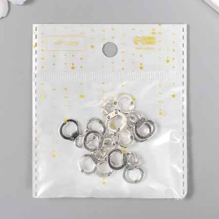 Decor for creativity Metal "handcuffs" silver 1.1x3 cm-3