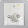 Decor for creativity Metal "handcuffs" silver 1.1x3 cm