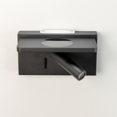 Sconces with the Citilux "Descart" CL704371 18.5x10 cm, 2x3W, LED, Black Color Black-14