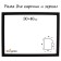 Frame for paintings (mirrors) 30 x 40 x 1.9 cm, plastic, calligrata 6400, black
