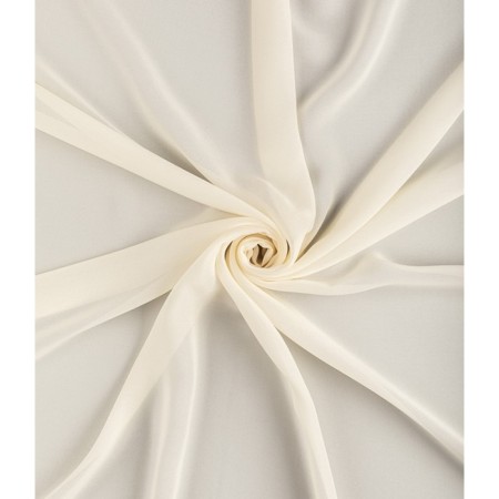 Tulle "Veil Silk", size 200x260 cm, milk color
