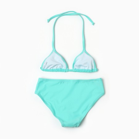 Separate swimsuit for girls, turquoise color, height 116-122 cm-2