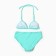 Separate swimsuit for girls, turquoise color, height 116-122 cm