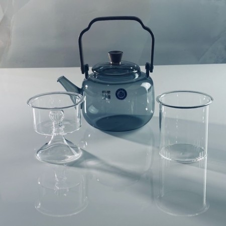 Hot teapot Lenardi, glass, 900 ml