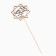 Topper "with an anniversary, squares, stars" on a suspension, golden gilding beautifully