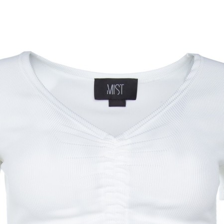 Women's T-shirt on the Mist Mist size 48-50, white color-4