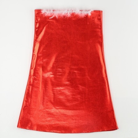 Carnival set "New Year's beauty": dress, cap, gloves, chocker, rr 42-44, red-6