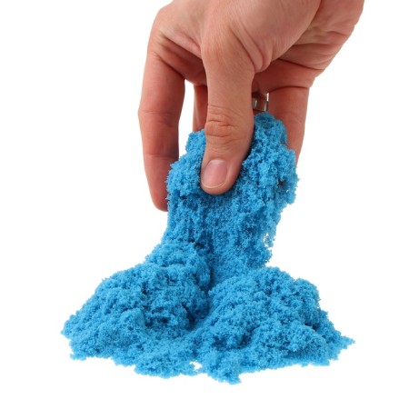 Kinetic sand, 2 molds, 200 gr, blue color-3