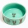 Ceramic bowl "Important dog" 250ml, 11.5 x 5 cm, mint
