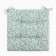 Siddle on the chair Ethel "Flowers" cental blue, 40x40 cm, 100% p/e