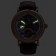 Masculine watch, d-4.5 cm, strap L-26 cm, 3 atm, luminous