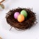 Easter decor "Nest + 3 eggs"