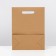Box-pack, craft, with a window, 32 x 23 x 11 cm
