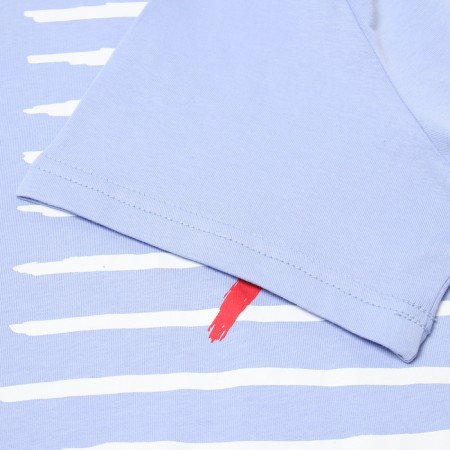 T -shirt female, blue color, size 50-6
