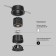 The built-in lamp Technical DL057-7W3K-B, 7W, 6.2x6.2x7 cm, Led, 390lm, 3000k, Black Color Black