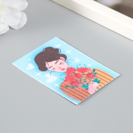 Postcard with the seeds "grow itself" Congratulations on the holiday "5*7cm-1