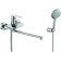 Bath mixer Rush Luson LU1630-51, single-leaf, long spout, shower set, chrome