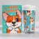 Gift set: A6 diary 80 sheets and a thermostat 250 ml "I have paws"