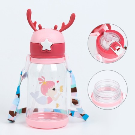 Water bottle, 600 ml, "mermaid"-1