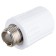 Combined "Politek" coupling, polypropylene, 25 mm x 1/2 ", external thread